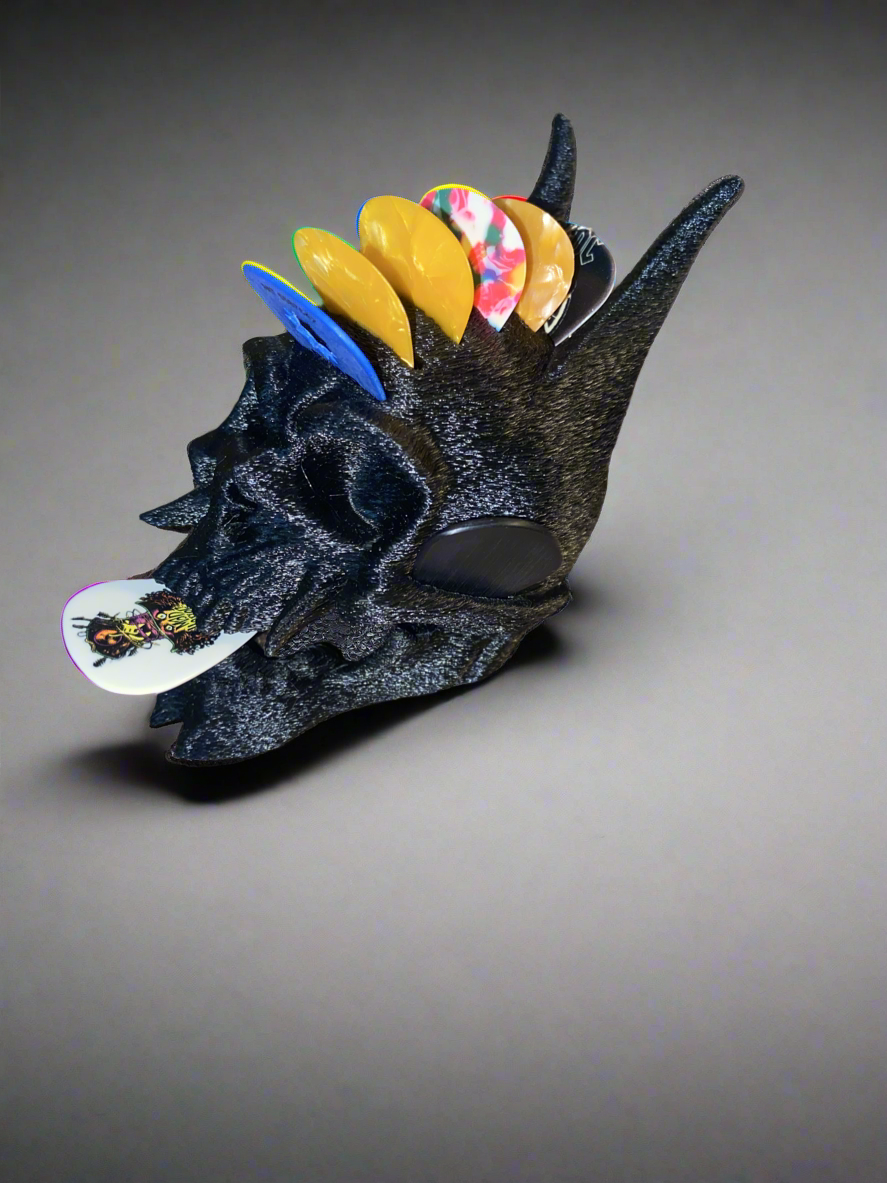 Oni Skull Guitar Pick Holder