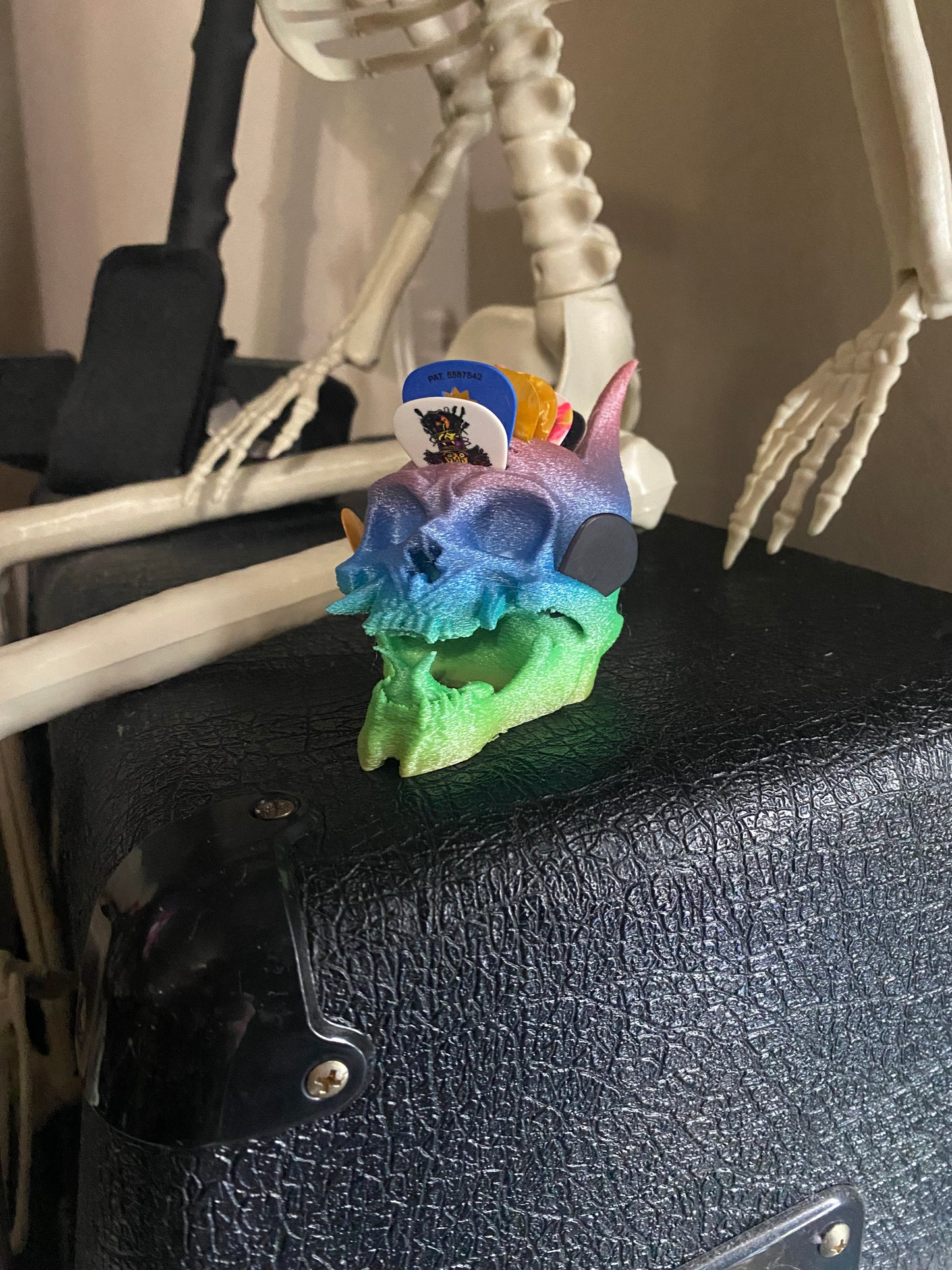 Oni Skull Guitar Pick Holder
