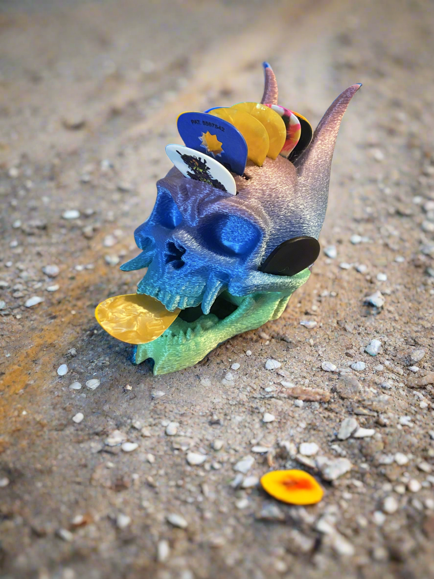 Oni Skull Guitar Pick Holder
