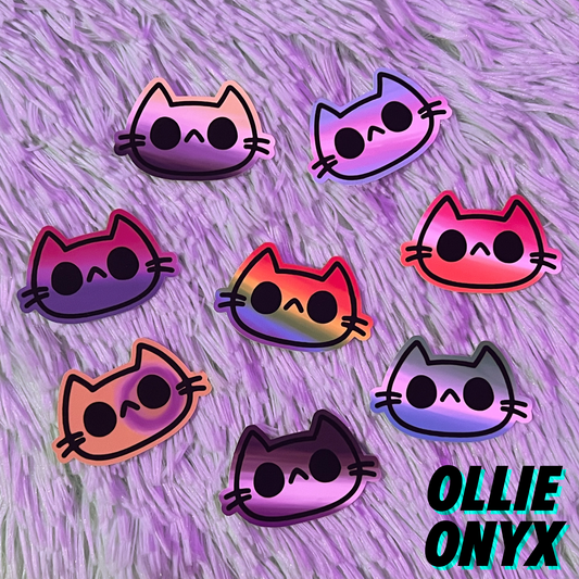 Ollie Onyx Pride Kitties Waterproof Stickers