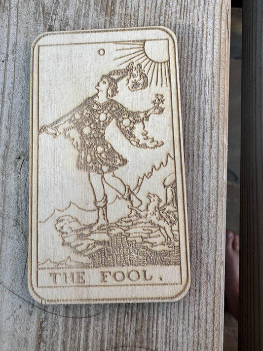 Rider–Waite Tarot Card Wooden Fridge Magnet