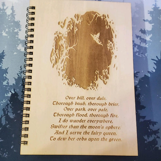 Fairy Grove Wooden Notebook