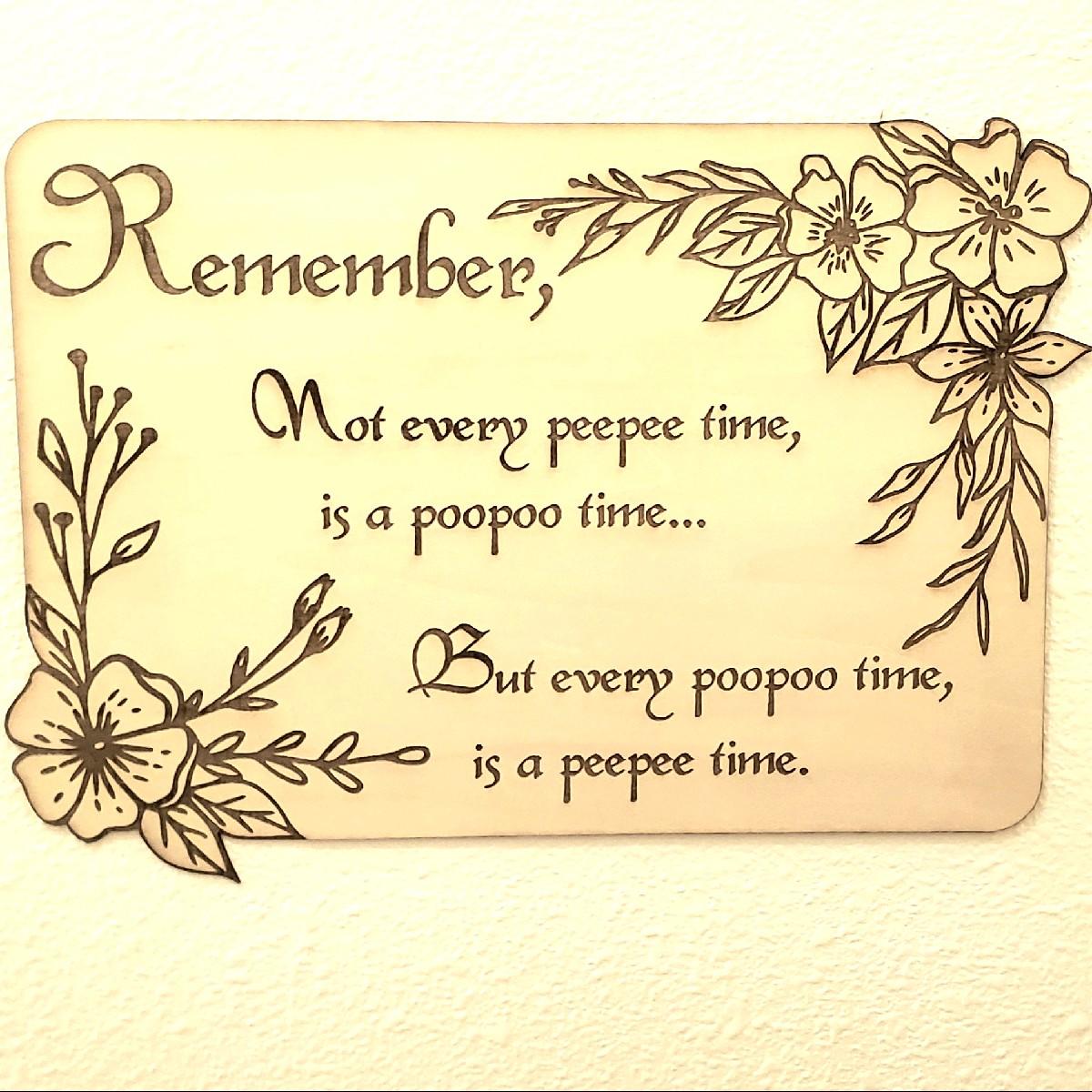 PeepeePoopoo Plaque