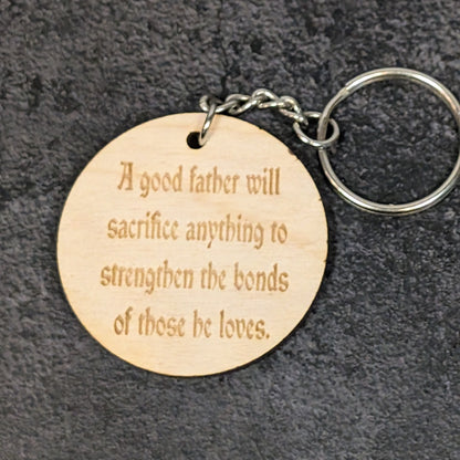 FMA Dad Advice Keychain